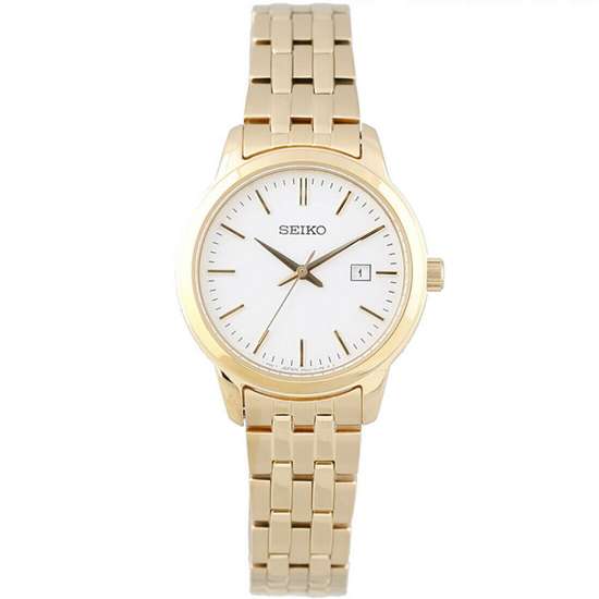 Seiko Gold Ladies SUR412P1 SUR412 SUR412P Analog Watch