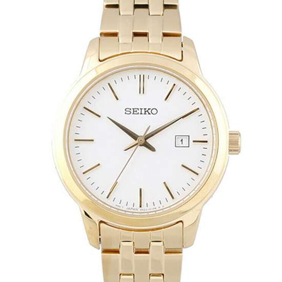 Seiko Gold Ladies SUR412P1 SUR412 SUR412P Analog Watch