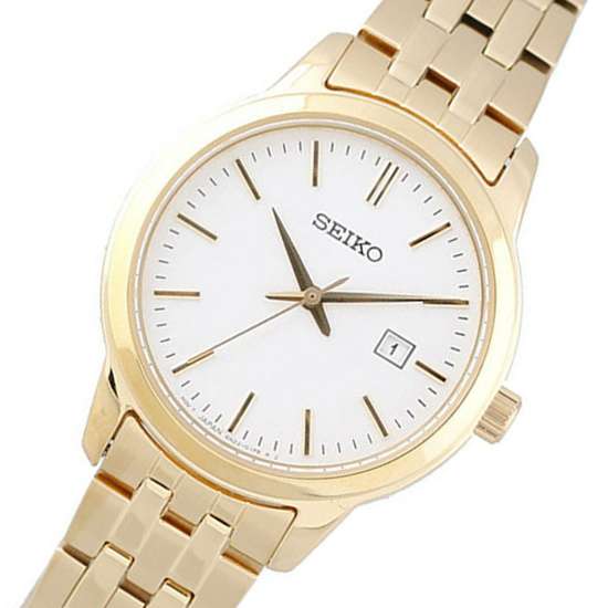 Seiko Gold Ladies SUR412P1 SUR412 SUR412P Analog Watch