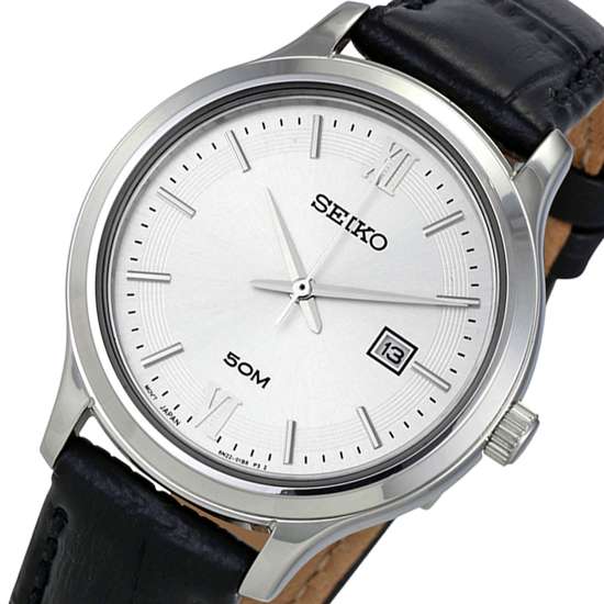 Seiko Classic SUR703P1 SUR703 SUR703P Ladies Leather Watch