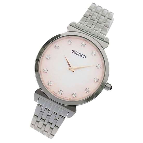 Seiko Quartz SFQ803P SFQ803 Diamond Accents Womens Watch