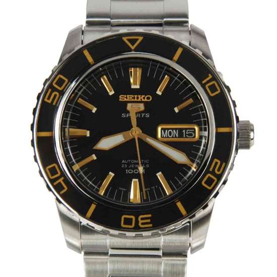 SEIKO AUTOMATIC SPORTS MENS DIVER WATCH SNZH57K1 SNZH57