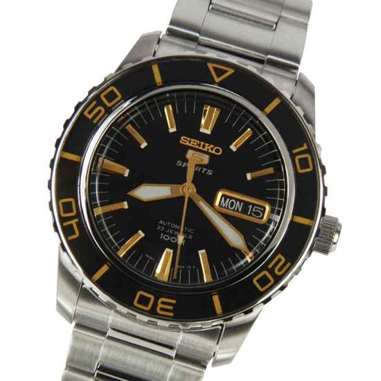 SEIKO AUTOMATIC SPORTS MENS DIVER WATCH SNZH57K1 SNZH57