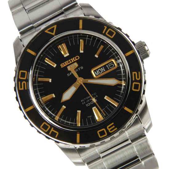 SEIKO AUTOMATIC SPORTS MENS DIVER WATCH SNZH57K1 SNZH57