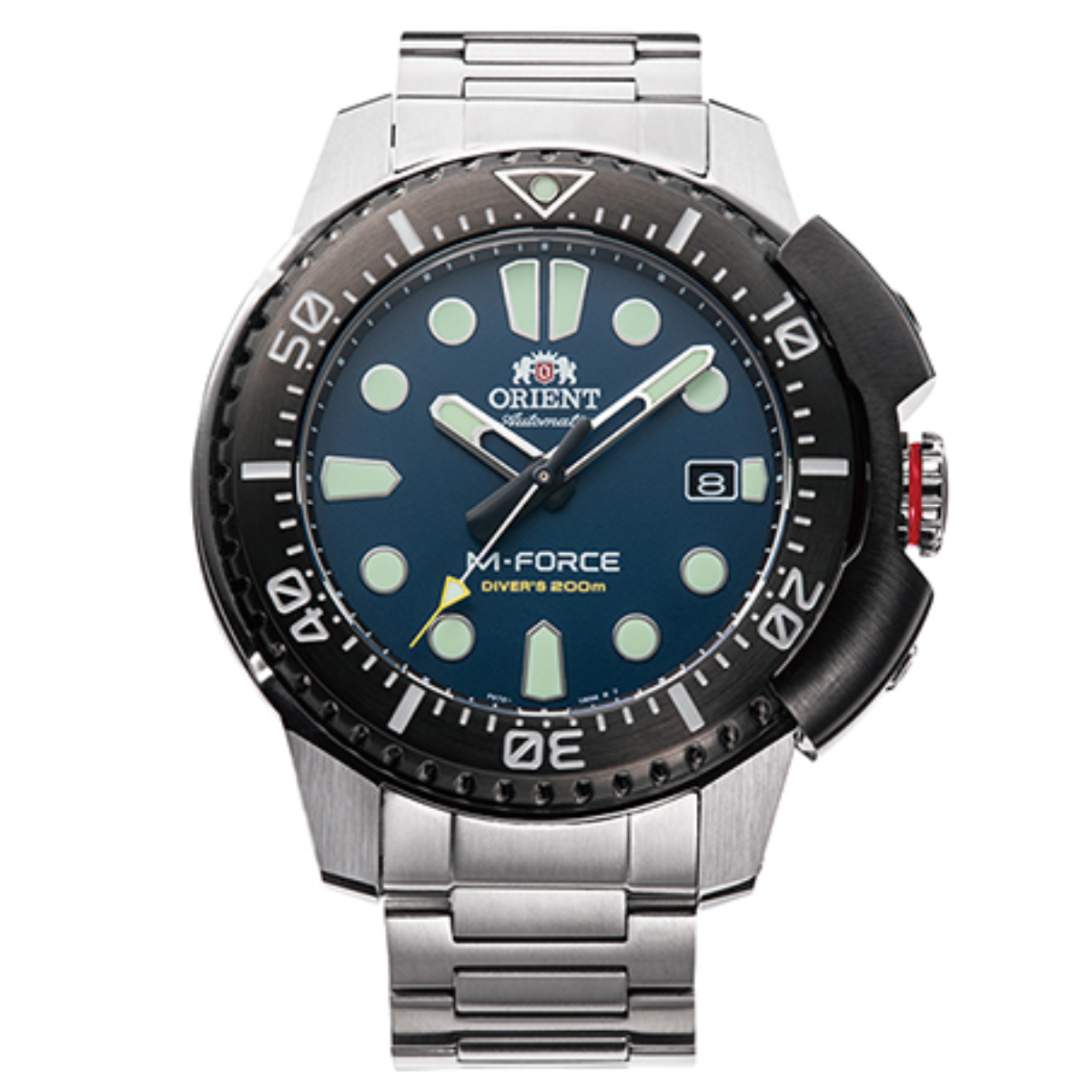 Orient M-Force Divers 200m RA-AC0L07L00B RA-AC0L07L Sports Blue Dial Watch